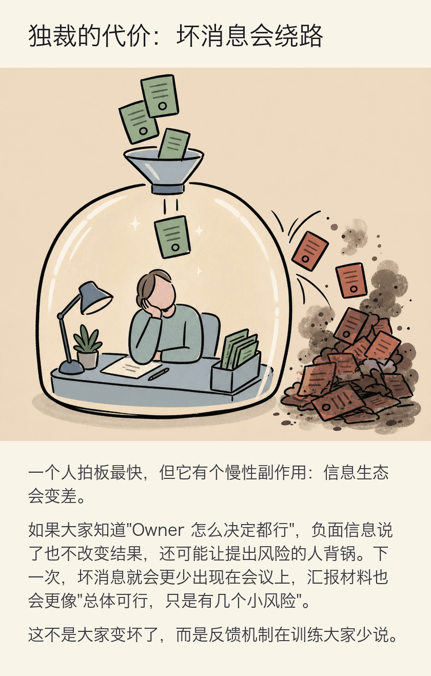 独裁的代价：坏消息会绕路