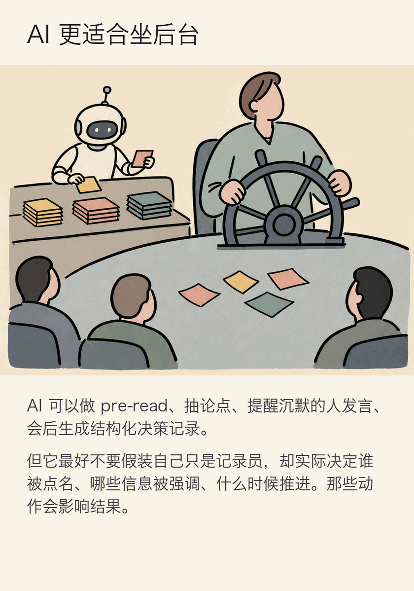 AI 更适合坐后台